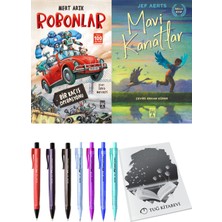 Mavi Kanatlar ve Robonlar Bir Kaçış Operasyonu 2'li Set - Kalem