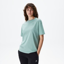 Converse Chuck Taylor Embro Boxy Kadın Turkuaz T-Shirt