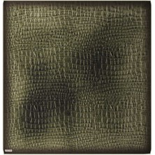 Bursa İpek Haki Deren Desen Twill Ipek Eşarp