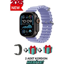 Samsung Galaxy A90 Uyumlu Akıllı Saat Watch Ultra2 49MM Kordon Hediyeli - Son Versiyon