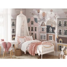Wall Decorium Tarihi Evler ve Tarihi Sokaklar Çocuk Odası Duvar Kağıdı