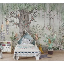 Wall Decorium Doğa Ana Hayat Ağacı Çocuk Odası Duvar Kağıdı