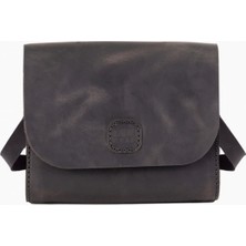 Dery Craft Deri Postacı Çantası (Yatay)