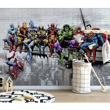 Wall Decorium Süper Kahramanlar Örümcek Adam Çocuk Odası Duvar Kağıdı
