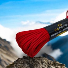 Mg Ropes Polyester Paracord Ip 4 mm Kırmızı 30 Metre