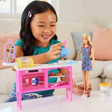 Barbie Barbie'nin Eğlenceli Kafesi Oyun Seti HJY19