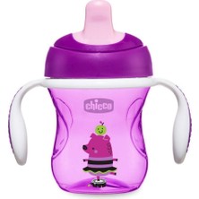 Chicco Yarı Yumuşak Uçlu Alıştırma Bardağı 6 Ay+ 200 ml Kız
