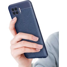 ZORE Oppo A73 Kılıf Zore Niss Silikon Kapak-Lacivert