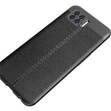 ZORE Oppo A73 Kılıf Zore Niss Silikon Kapak-Lacivert