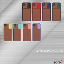 ZORE Xiaomi Redmi 9c Kılıf Zore Lensi Kapak-Turkuaz