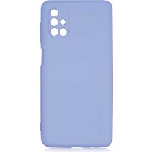 ZORE Galaxy M51 Kılıf Zore Mara Laaakan Kapak-Lila