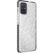 ZORE Galaxy A71 Kılıf Buzz Kapak-Siyah