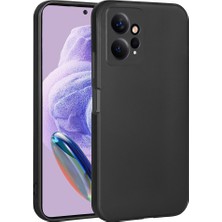 ZORE Xiaomi Redmi Note 12 4g Kılıf Zore Premier Silikon Kapak-Siyah