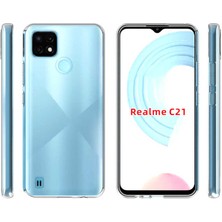 ZORE Realme C25 Kılıf Zore Süper Silikon Kapak-Renksiz