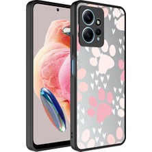 ZORE Xiaomi Redmi Note 12 4g Kılıf Aynalı Desenli Kamera Korumalı Parlak Zore Mirror Kapak-Pati
