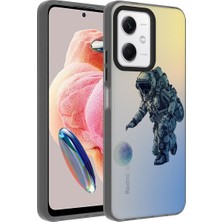 Nova Global Xiaomi Redmi Note 12 4g Kılıf Desenli Dragon Sert Kapak - Astronot