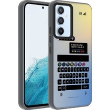 Nova Global Galaxy A14 Kılıf Desenli Dragon Sert Kapak - Klavye