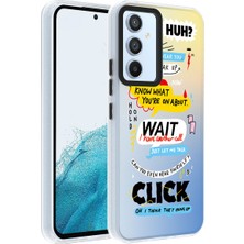 Nova Global Galaxy A14 Kılıf Desenli Dragon Sert Kapak - Kelimeler