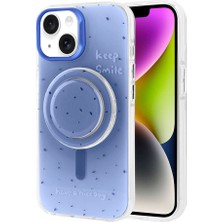 ZORE Apple iPhone 14 Kılıf Magsafe Şarj Özellikli Tak - Çıkar Pop Soketli Tiktok Kapak - Pembe Koyu