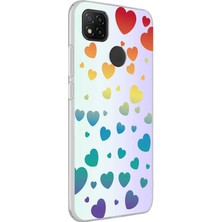 Nova Global Xiaomi Redmi 9c Kılıf M - Blue Desenli Kapak - Heart No3