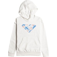 Roxy Happiness Forever Hoodie A Kız Çocuk Beyaz Sweat