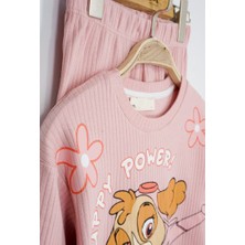 Little Pumpkin Paw Patrol Kız Çocuk Fitilli Pijama Takımı