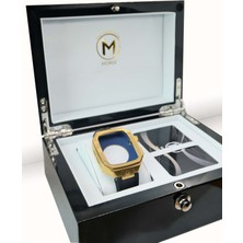 Mengi Luxury Siyah Silikon Kordon ve Kasa 40 mm