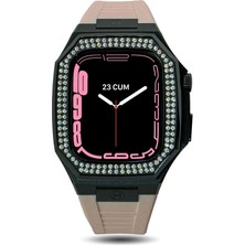 Mengi Luxury Pembe Silikon Kordon ve Kasa 40 mm / 41 mm