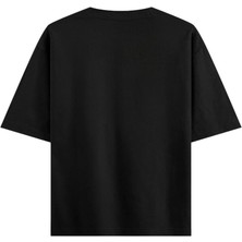 Outdoor One Karısık Tshirt Tasarımı Ön Baskılı T-Shirt Bisiklet Yaka Siyah Unisex Tişört KARISIK09