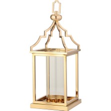 Vitale Eskitme Çatılı Orta Fener 20*20*55  cm  AK.JD0120