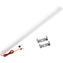 Byrdrp 60 cm Akü Maşali 12 Volt - 10 Watt T8 Ince LED Lamba (4172) Byrnew