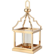 Vitale Eskitme Çatılı Küçük Fener 20*20*45  cm  AK.JD0119