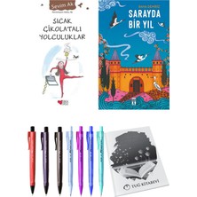 Sarayda Bir Yıl ve Sıcak Çikolatalı Yolculuklar 2'li Set - Kalem