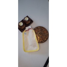 Eker-Sarı Biyeli Hızlıgiy Kese-Banyo ve Duş Kesesi-Lastikli Kese-Doğal Özel Dokuma-Standart Kese
