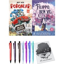 Filippo, Ben ve Kiraz Ağacı ve Robonlar Bir Kaçış Operasyonu 2'li Set - Kalem