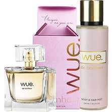 Wue. De Bonheur Miss Set - Kadın Parfümü 50 ml & Vücut ve Saç Spreyi 250 ml