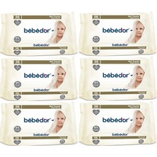 Bebedor Islak Havlu Mendil Klasik 56 Yaprak 6 Lı Set (336 Yaprak)