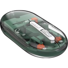 Everest SM-BT29 Glassy Yeşil Transparan 2in1 Bluetooth ve 2.4ghz Kablosuz Mouse