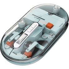 Everest SM-BT29 Glassy Mavi Transparan 2in1 Bluetooth ve 2.4ghz Kablosuz Mouse