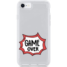 Zeyno Apple Iphone 8 Uyumlu Oyun Bitti  Desenli Silikon Kılıf