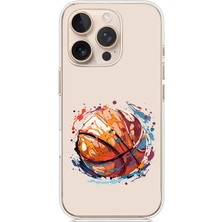 Zeyno Apple Iphone 11 Pro Max Uyumlu Basketbol Topu  Desenli Silikon Kılıf