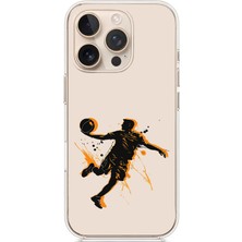 Zeyno Apple Iphone 12 Pro Max Uyumlu Basketbolcu Atlayış  Desenli Silikon Kılıf