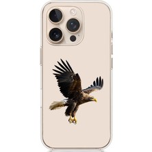 Zeyno Apple Iphone 12 Pro Max Uyumlu Kartal Uçuşu  Desenli Silikon Kılıf