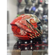 Scoyco 869 Wild Gold Vizörlü Kapalı Kask