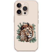 Zeyno Apple Iphone 12 Pro Max Uyumlu Yüce Aslan  Desenli Silikon Kılıf