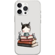 Zeyno Apple Iphone 11 Pro Uyumlu Kitap Sever Küçük Kız  Desenli Silikon Kılıf