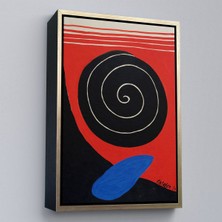 Alaz Trade Çerçeveli Alexander Calder - Büyük Kaya Tablosu - Big BOULDER-8079