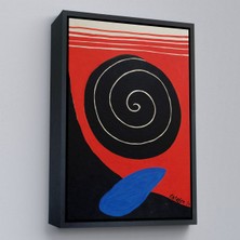 Alaz Trade Çerçeveli Alexander Calder - Büyük Kaya Tablosu - Big BOULDER-8079