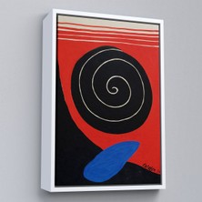 Alaz Trade Çerçeveli Alexander Calder - Büyük Kaya Tablosu - Big BOULDER-8079