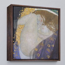 Alaz Trade Çerçeveli Gustav Klimt'in Danae TABLOSU-8318